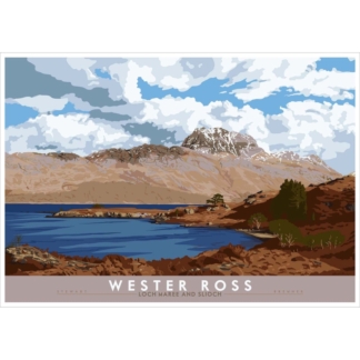 Image of Wester Ross: Loch Maree and Slioch by Stewart Bremner